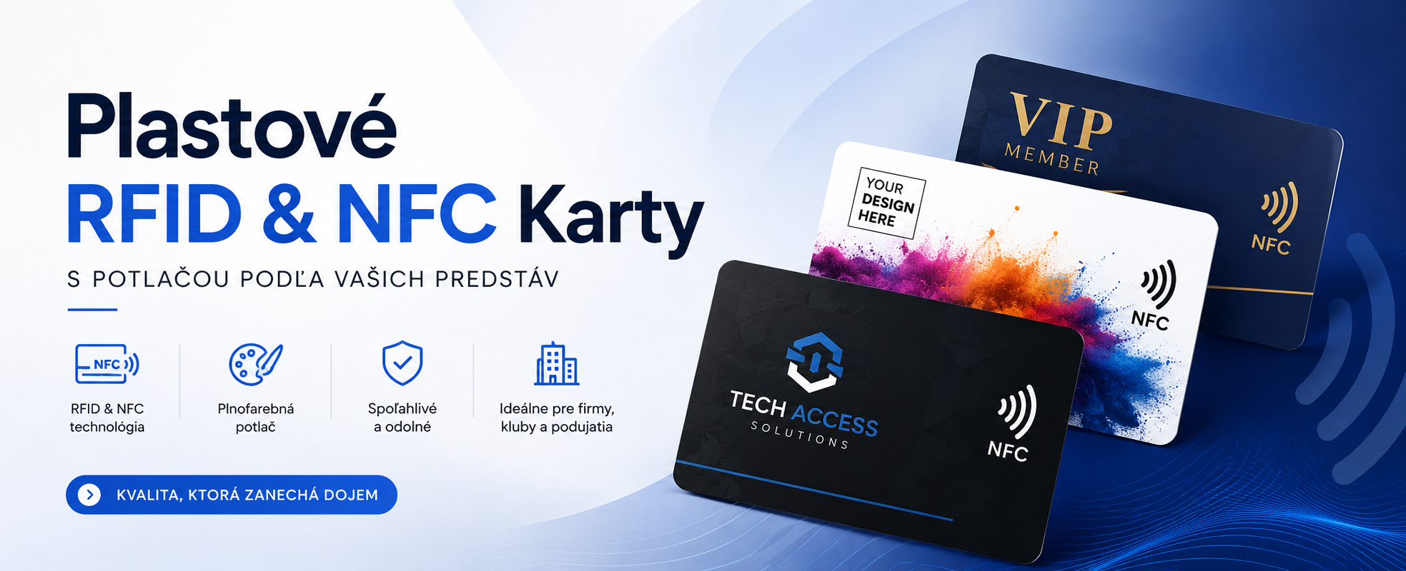 Plastové RFID & NFC Karty banner